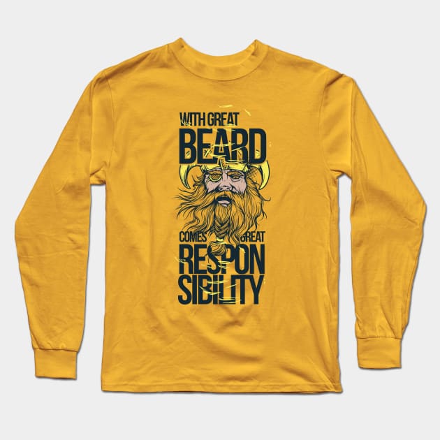 Great Beard Long Sleeve T-Shirt by Verboten